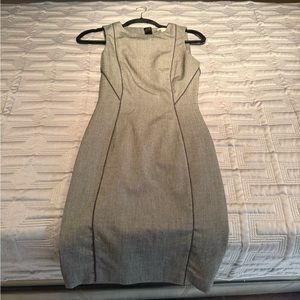 Grey H&M work dress